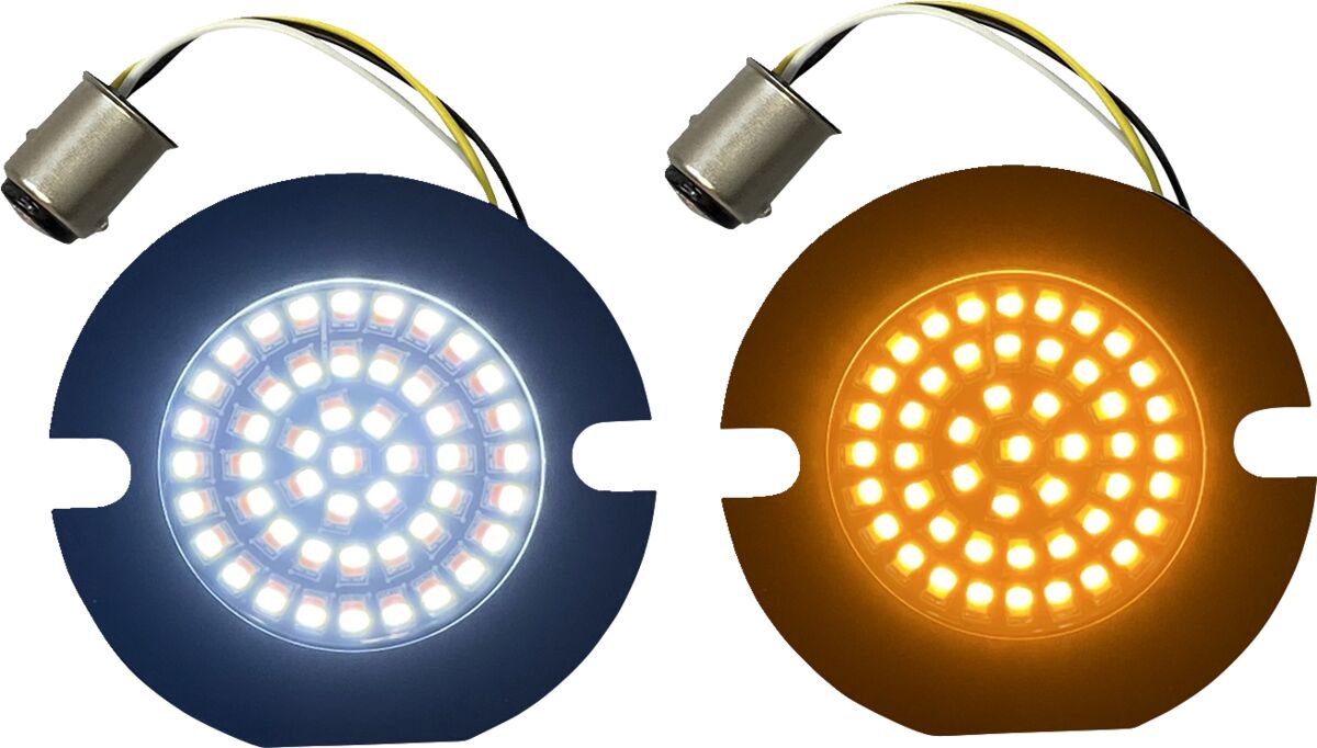 CUSTOM DYNAMICS Genesis 4 Amber/White LED Clignotant(s) Inserts