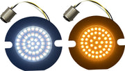 CUSTOM DYNAMICS Genesis 4 Amber/White LED Clignotant(s) Inserts