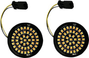 CUSTOM DYNAMICS Genesis 4 Solid Amber/White (Halo Free) LED Clignotant(s) Inserts for CVO™