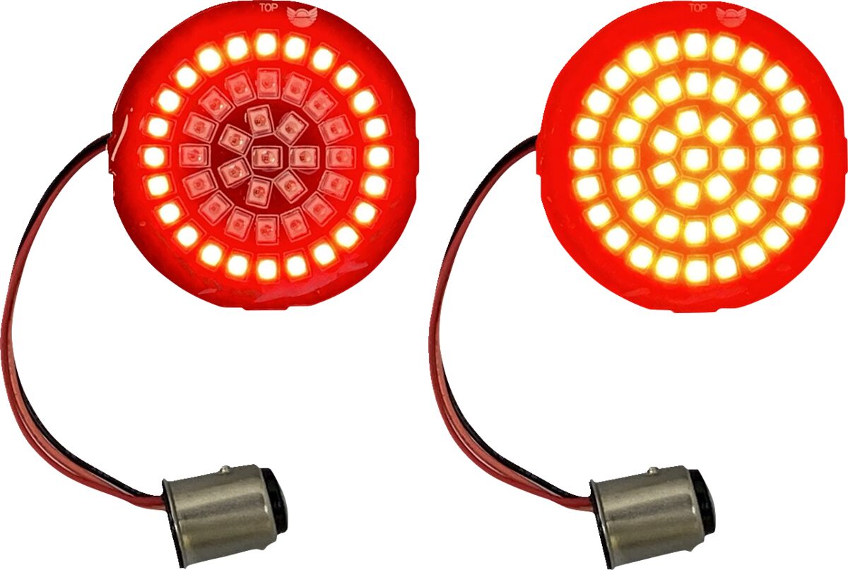 CUSTOM DYNAMICS Genesis 4 Red Anneau(x) LED Clignotant(s) Inserts