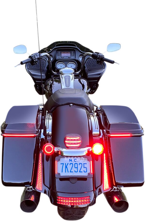 CUSTOM DYNAMICS Genesis 4 Red Anneau(x) LED Clignotant(s) Inserts