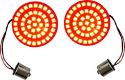 CUSTOM DYNAMICS Genesis 4 Solid Red Bullet Rear Clignotant(s) Insert