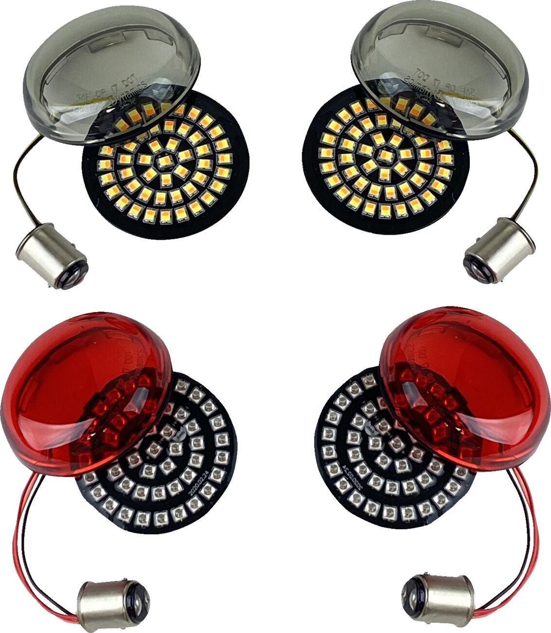CUSTOM DYNAMICS Genesis 4 LED Front & Rear Clignotant(s) Kit
