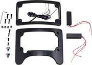 CUSTOM DYNAMICS Clignotant(s) Eliminator with Tri Radius Illuminated Plate Cadre