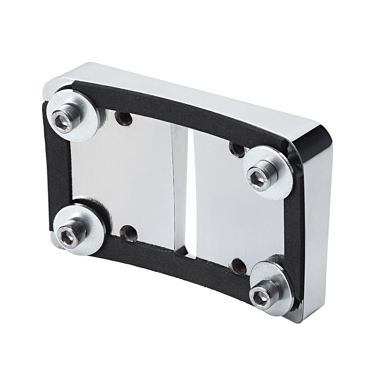 HEINZ BIKES License Plate Adapters - Softail M8 - Chrome