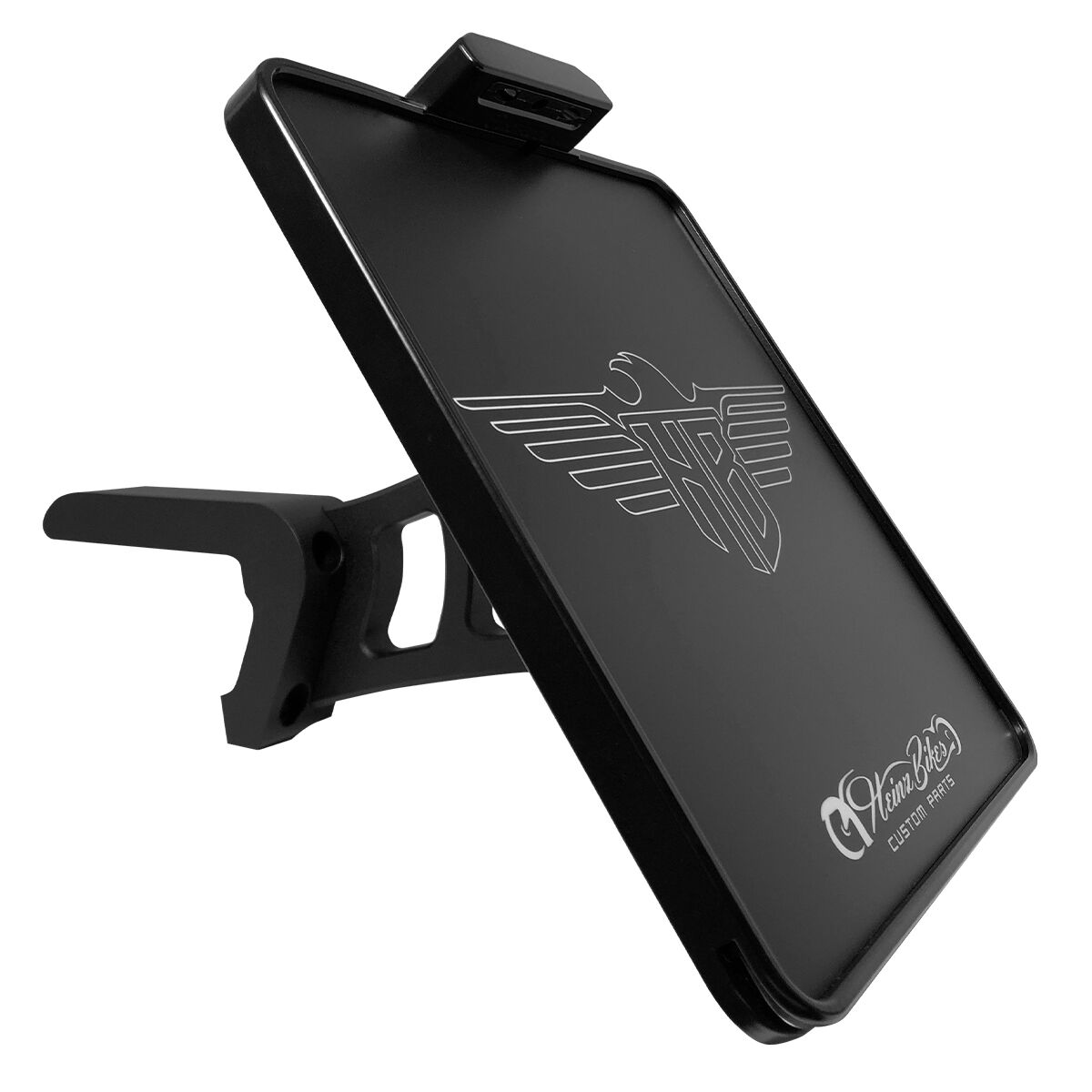 HEINZ BIKES Support pour plaque d’immatriculation latéral