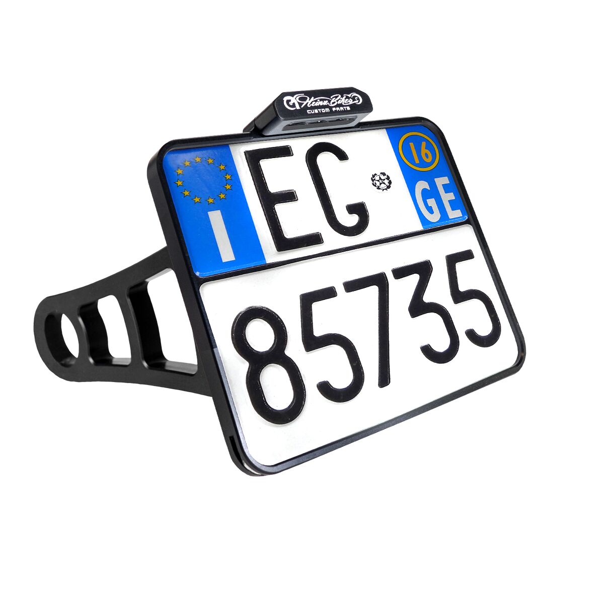 HEINZ BIKES Support pour plaque d’immatriculation latéral