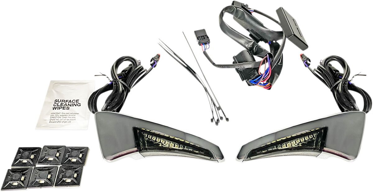 CUSTOM DYNAMICS Sequential Tour Pak Seat Back Rest LED Lights