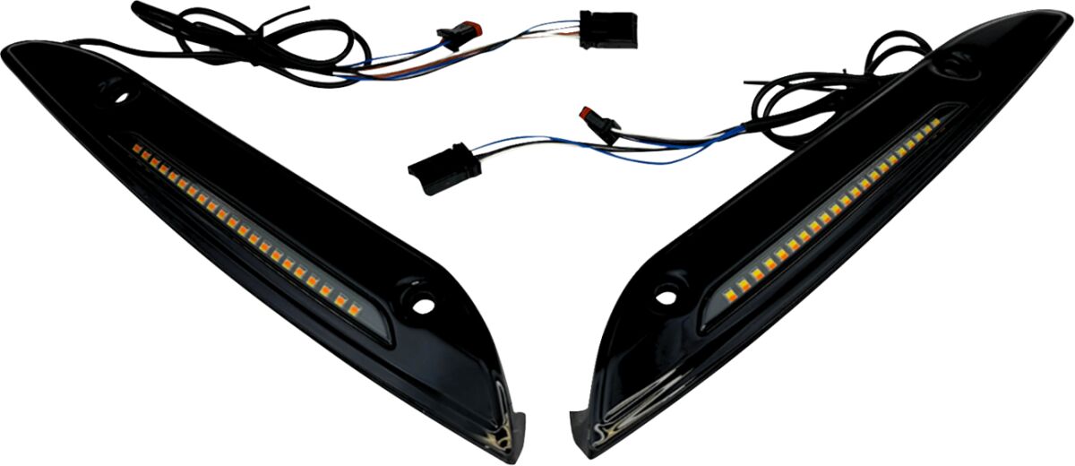CUSTOM DYNAMICS Genesis 4 Dynamic LED Road Glide Windshield Trim