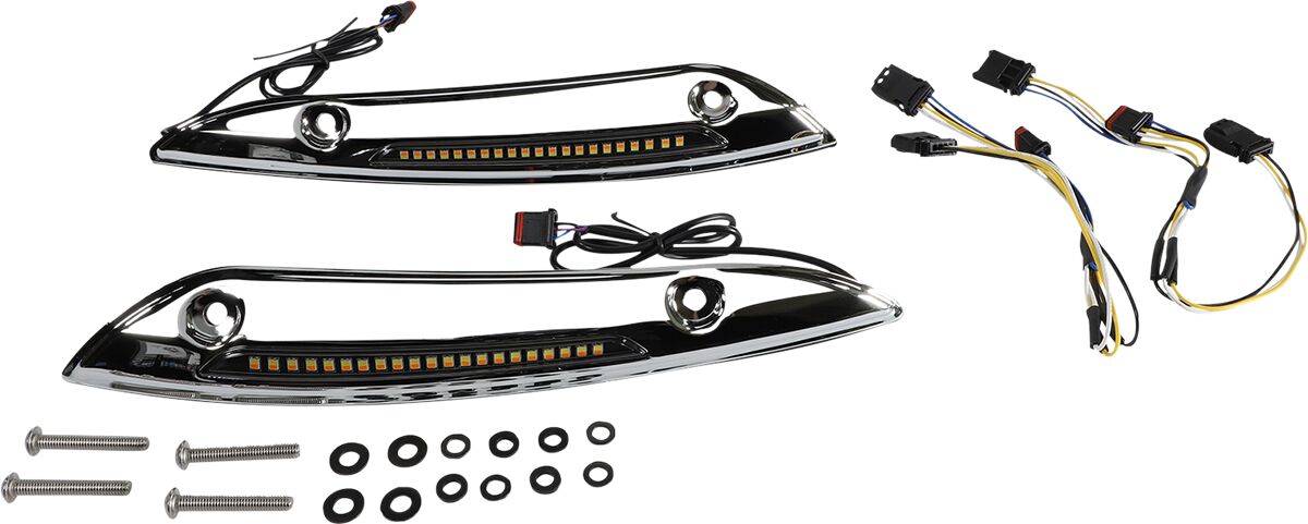 CUSTOM DYNAMICS Genesis 4 Dynamic LED Road Glide Windshield Trim