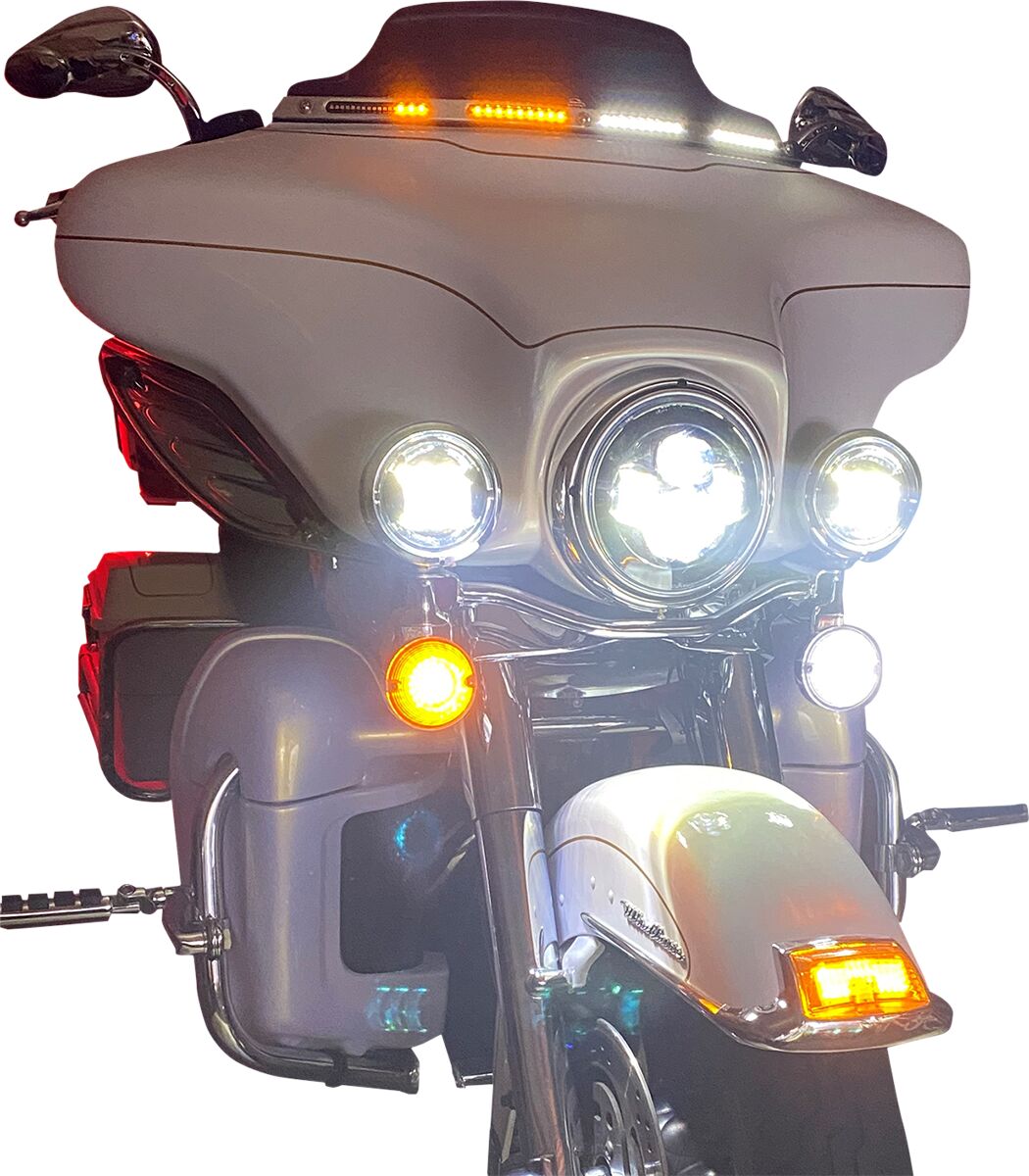 CUSTOM DYNAMICS Genesis 4 Dynamic LED Batwing Windshield Trim