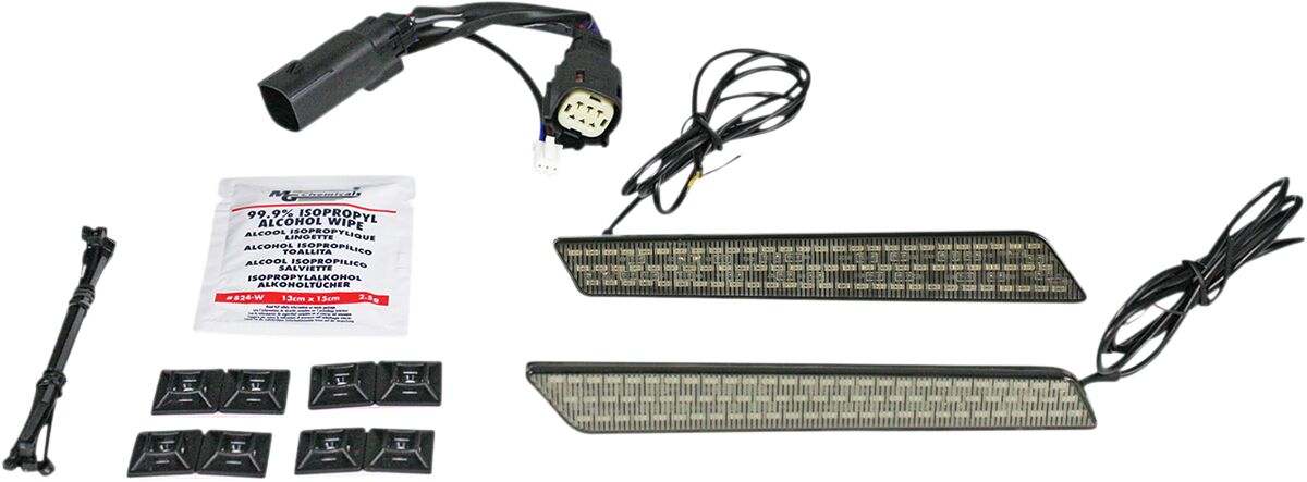 CUSTOM DYNAMICS Dual Color LED Saddlebag Latch Lightz™