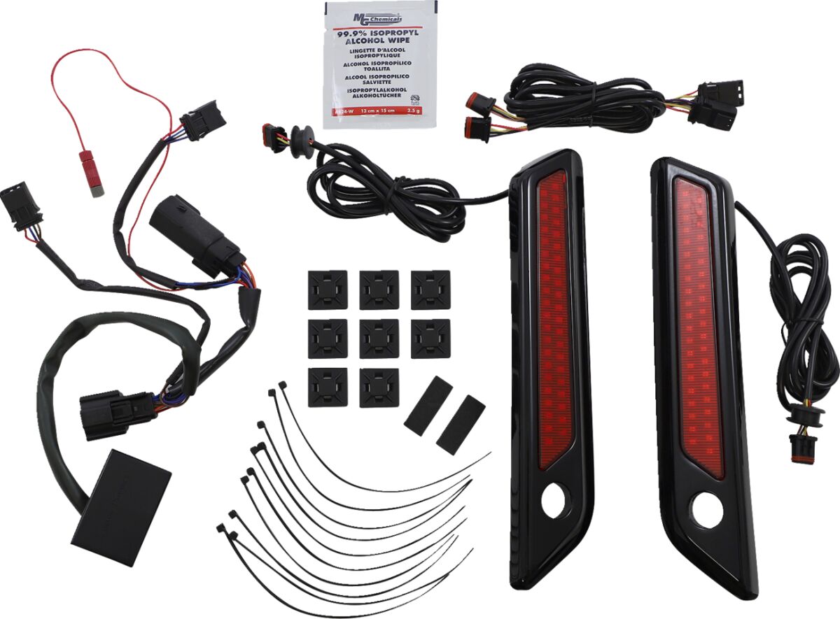 CUSTOM DYNAMICS Saddlebag Latch Dual Color Accent Lights