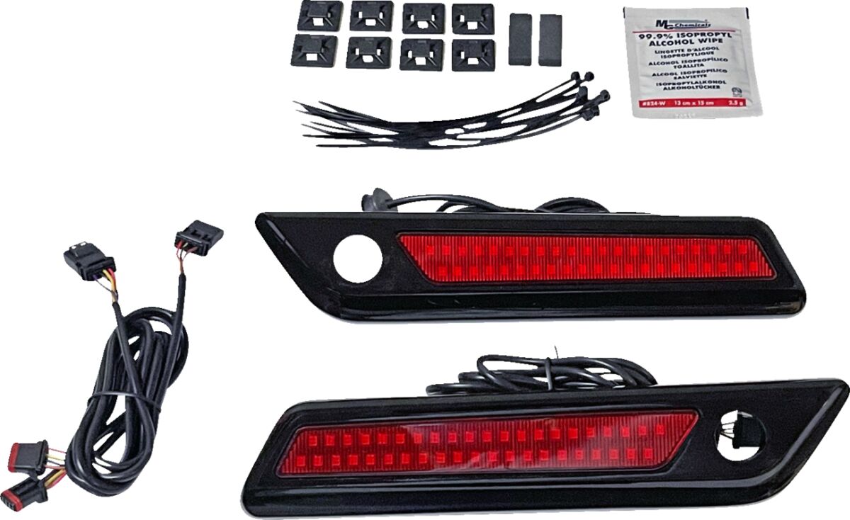 CUSTOM DYNAMICS Saddlebag Latch Dual Color Accent Lights