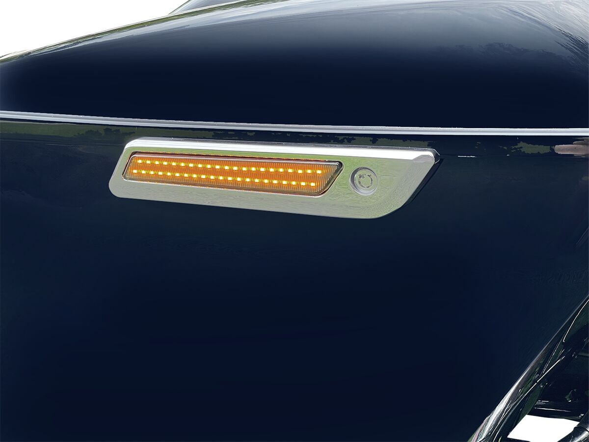 CUSTOM DYNAMICS Saddlebag Latch Dual Color Accent Lights