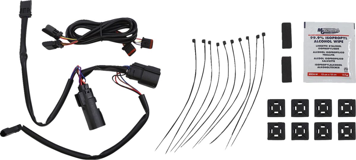 CUSTOM DYNAMICS Saddlebag Latch Dual Color Accent Lights