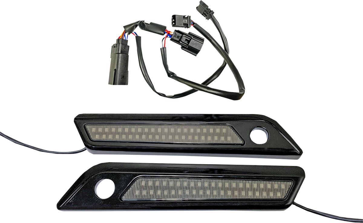 CUSTOM DYNAMICS Saddlebag Latch Dual Color Accent Lights