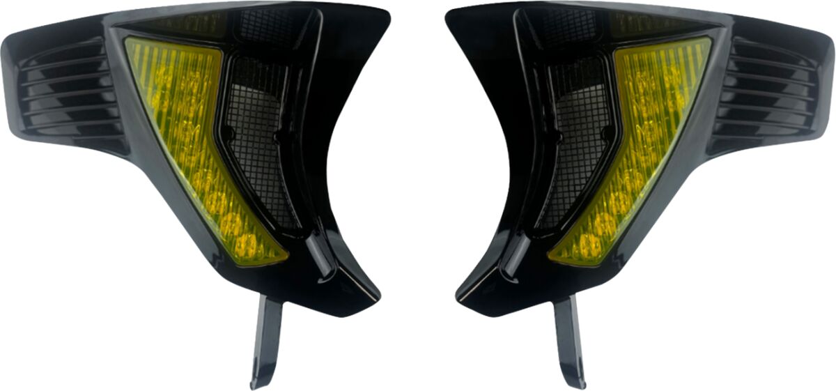 CUSTOM DYNAMICS Shark Demon Integrated Front Clignotant(s) Vents