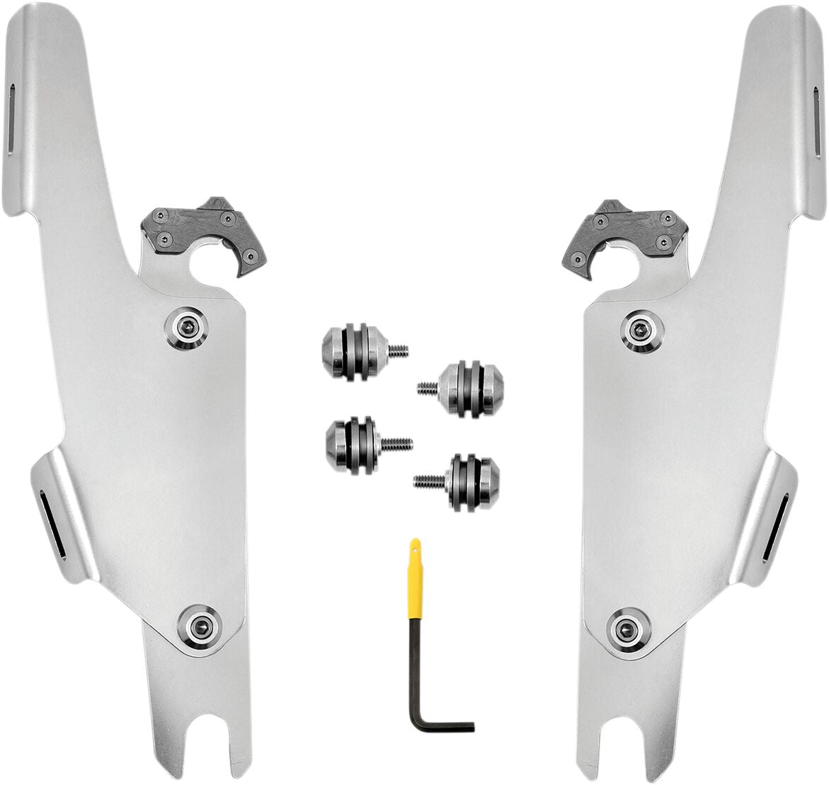 MEMPHIS SHADES Kit de montage complet pour pare-brise Trigger-Lock Fats/Slim