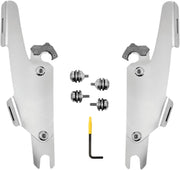 MEMPHIS SHADES Kit de montage complet pour pare-brise Trigger-Lock Fats/Slim