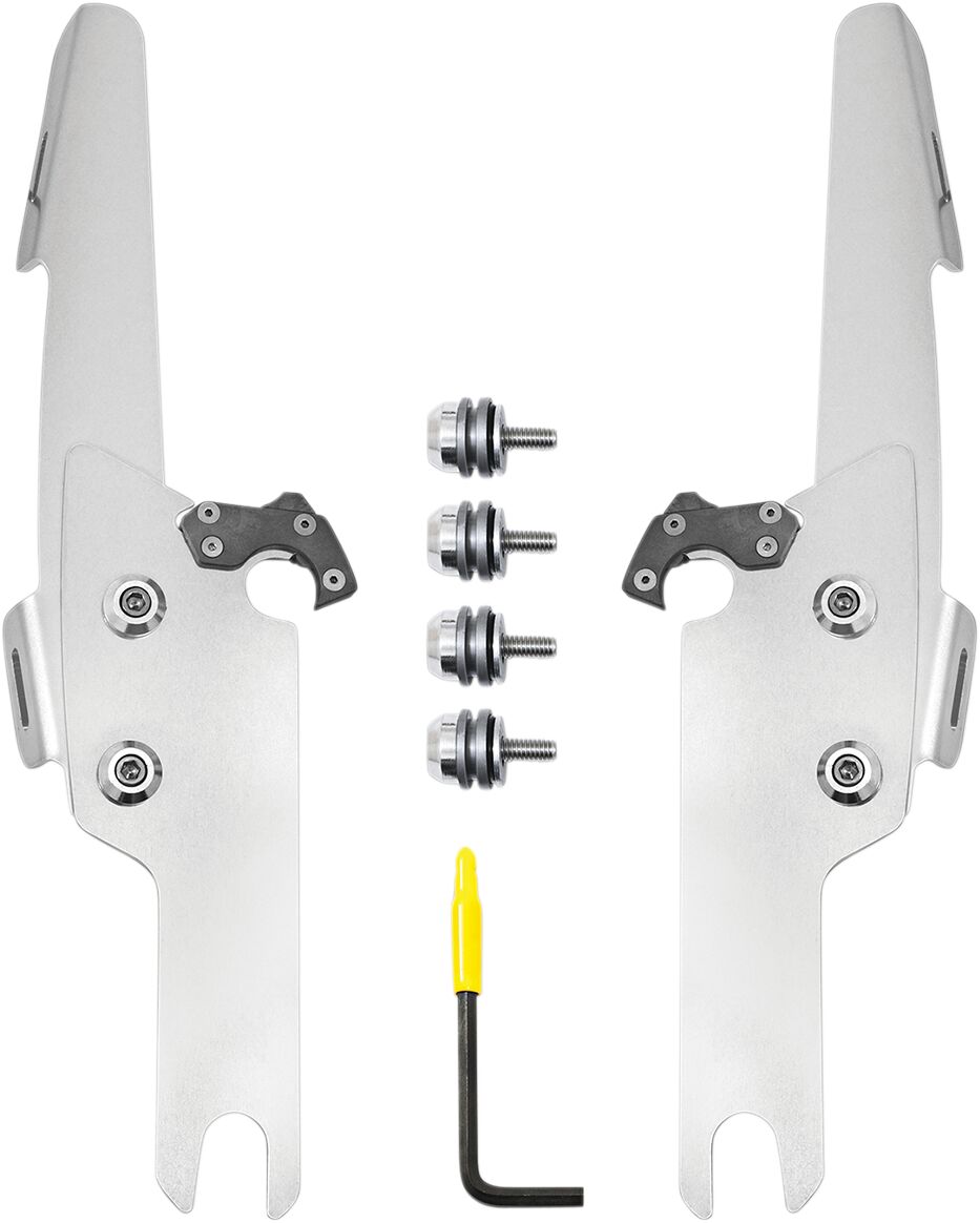 MEMPHIS SHADES Kit de montage complet pour pare-brise Trigger-Lock Fats/Slim