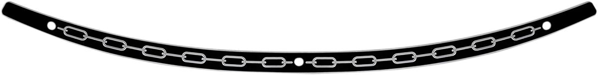 MEMPHIS SHADES Bandeau de pare-brise en acier inoxydable