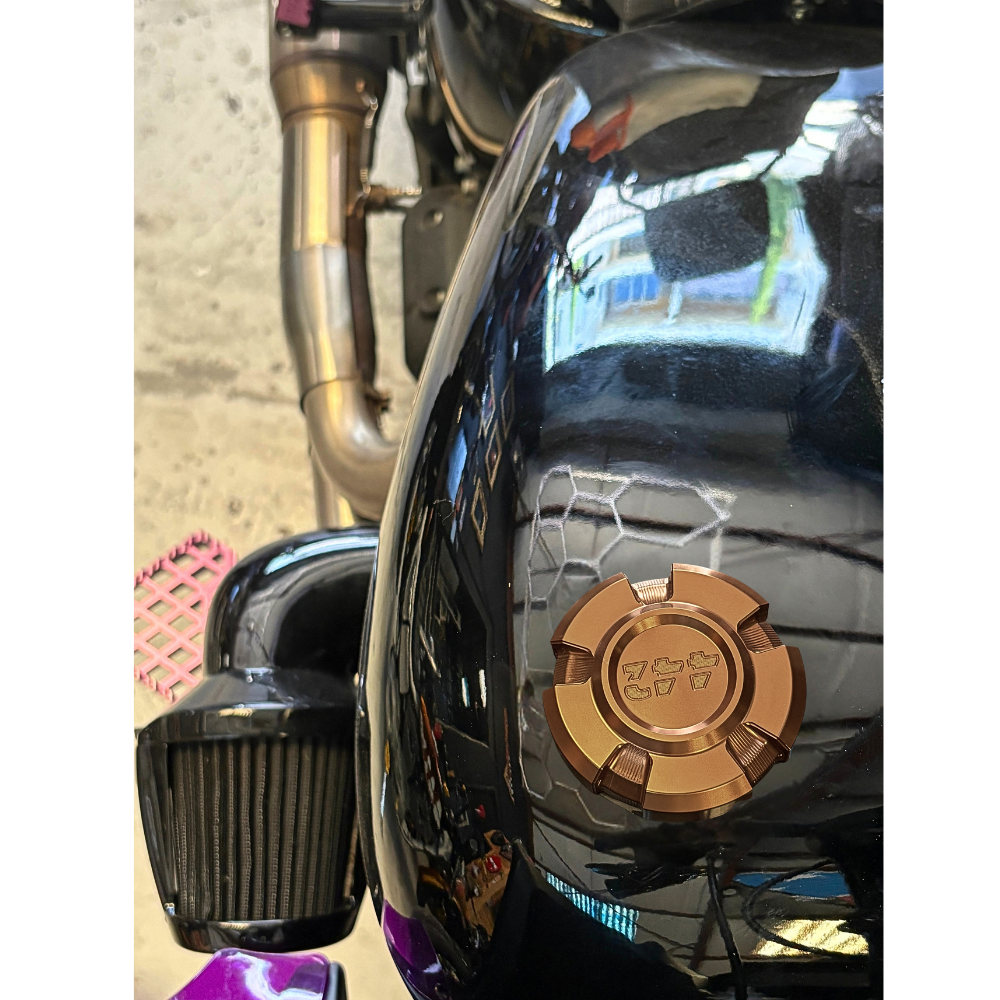 442 PARTS - Harley-Davidson Gas Cap - Blue
