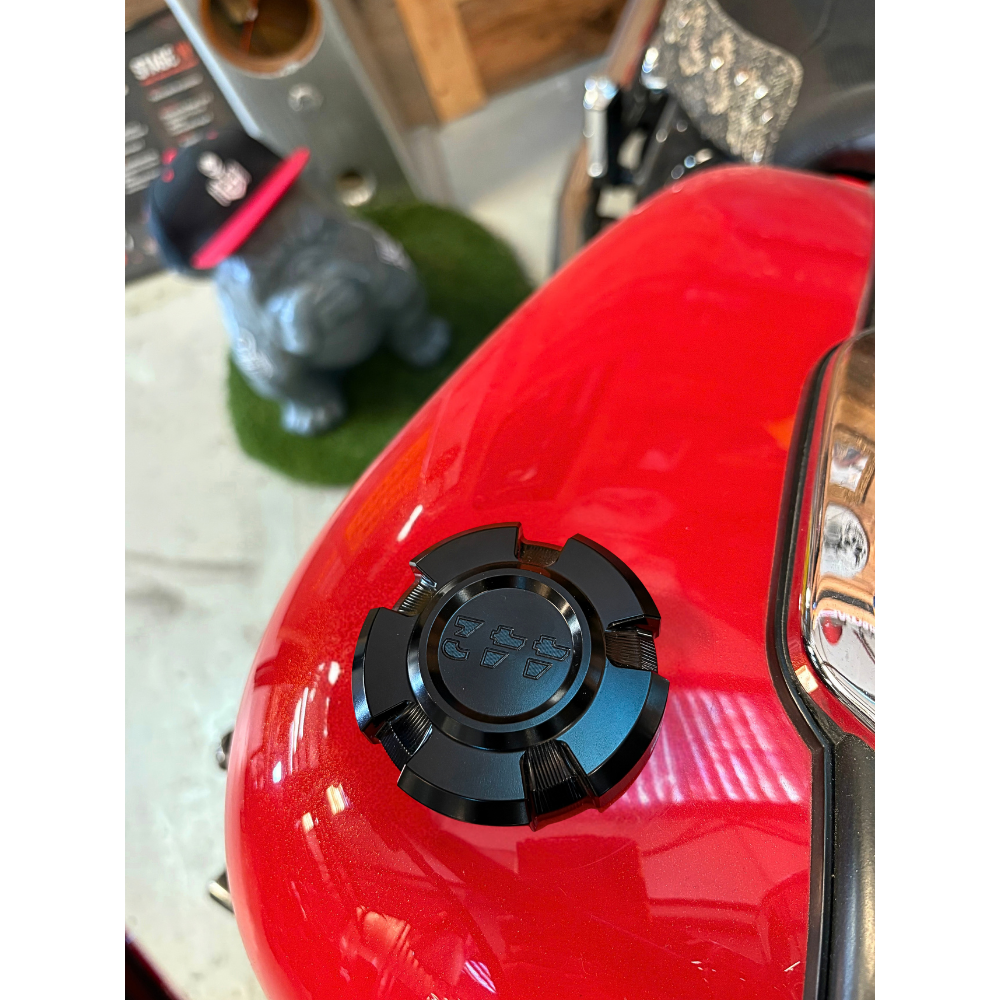 442 PARTS - Harley-Davidson Gas Cap - Black
