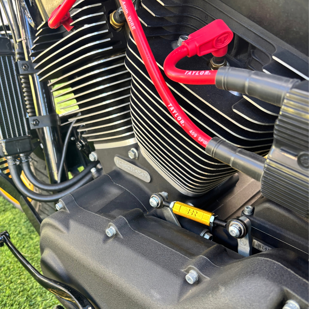 442 Parts - GOLD Shift Linkage - Dyna/Softail M8