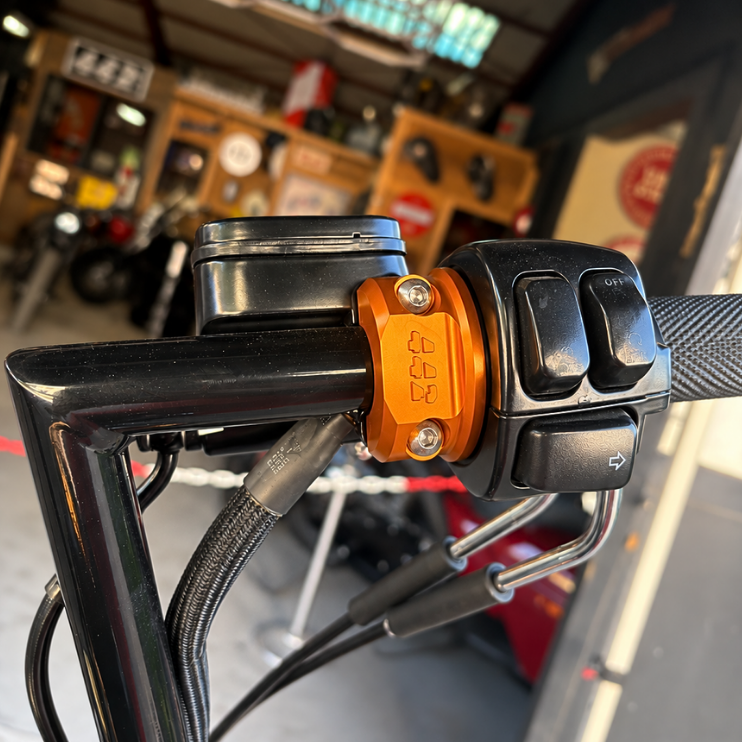 442 Parts – Speedway Clutch / Brake Perch Clamp Orange