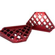 442 PARTS - Mini Floorboard ROUGE - Softail / Sportster XL / Dyna / FXR