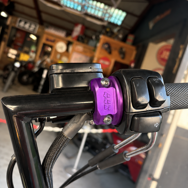442 Parts – Speedway Clutch / Brake Perch Clamp Purple