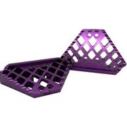 442 PARTS - Mini PURPLE Floorboards with sliders - Softail / Sportster XL / Dyna / FXR