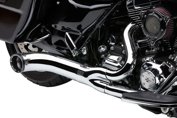 COBRA - 2-into-1 TURNOUT Exhaust - Touring 09-16 - Black or Chrome