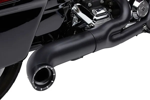 COBRA - 2-into-1 TURNOUT Exhaust - Touring 09-16 - Black or Chrome