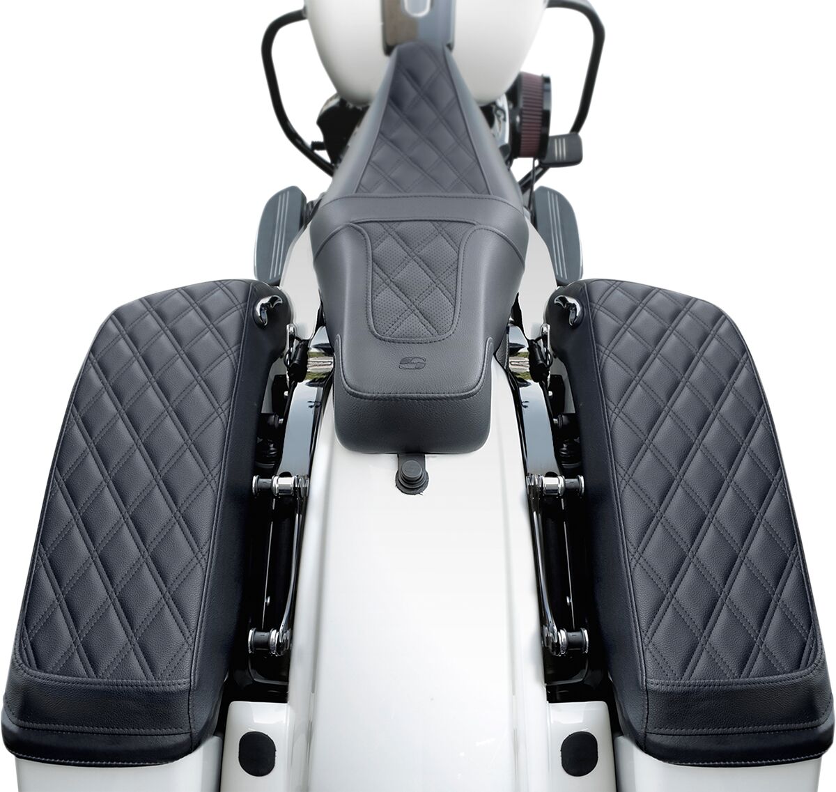 SADDLEMEN Protections pour couvercle de sacoche pour modèles Bagger