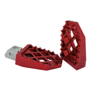 442 PARTS - Repose-pieds ROUGE - Softail / Sportster XL / Dyna / FXR