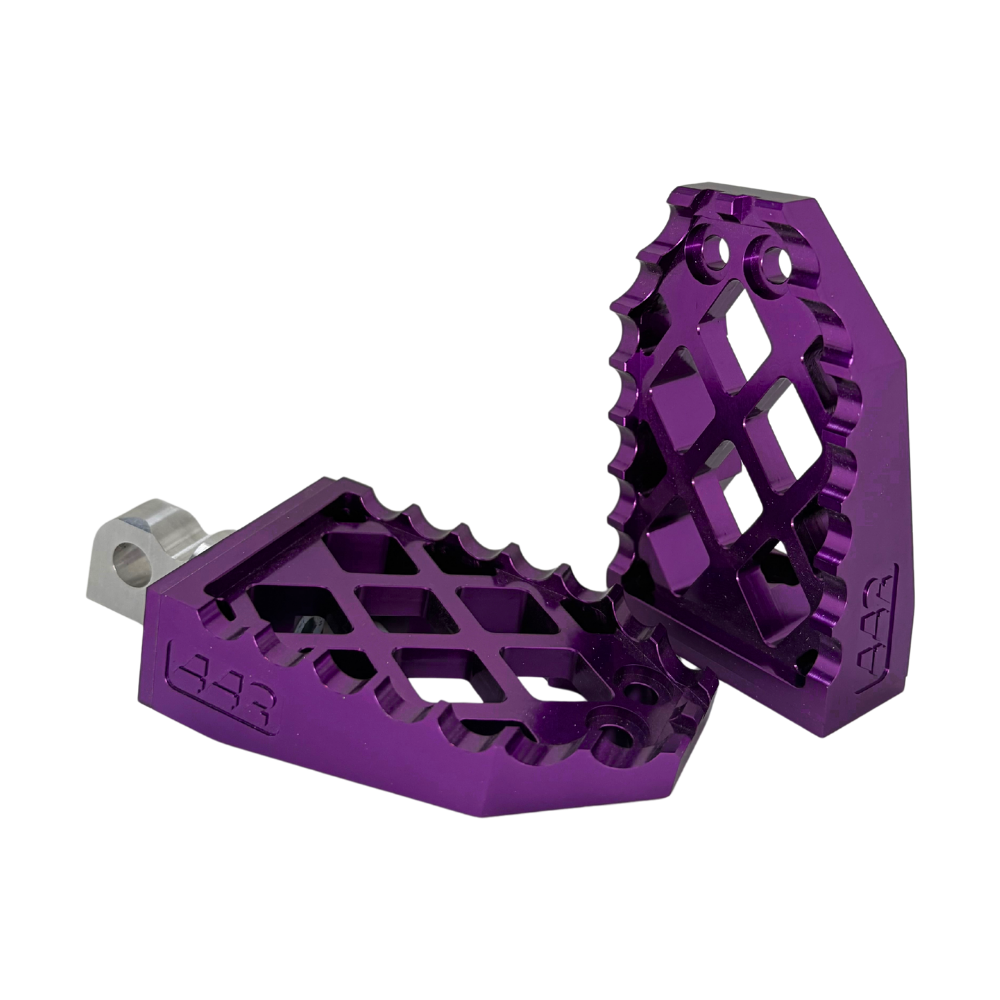 442 PARTS - VIOLET footrest with sliders - All Harley-Davidson
