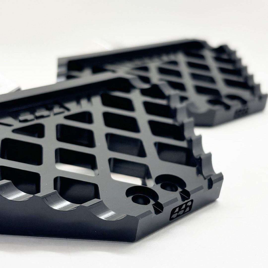 442 PARTS - Mini Floorboard NOIR avec sliders - Toutes Harley-Davidson