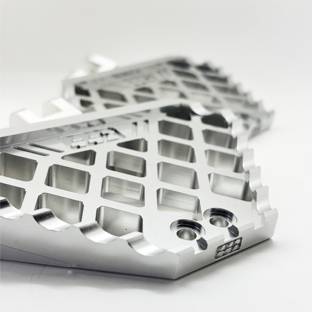 442 PARTS - Mini Floorboard ALU avec sliders - Toutes Harley-Davidson