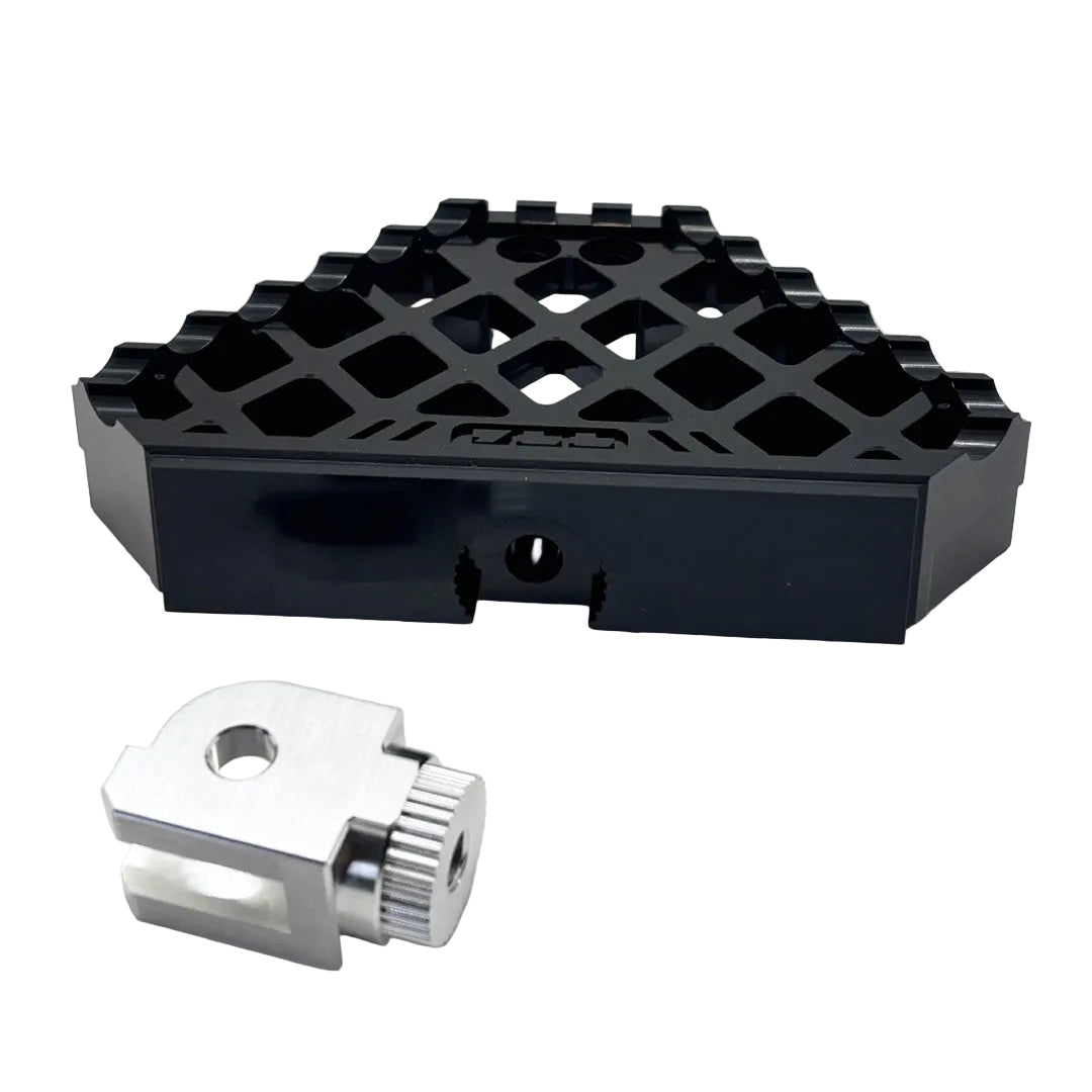 442 PARTS - Mini Floorboard NOIR avec sliders - Toutes Harley-Davidson