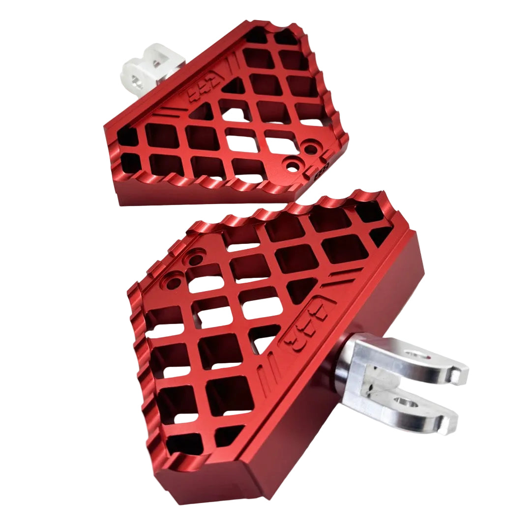 442 PARTS - Mini Floorboard ROUGE avec sliders - Toutes Harley-Davidson