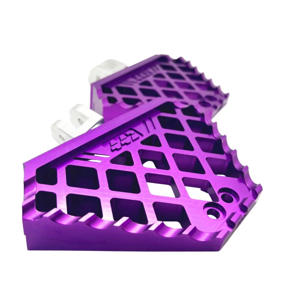 442 PARTS - Mini Floorboard VIOLET avec sliders - Toutes Harley-Davidson