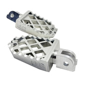 442 PARTS - Repose-pieds ALU avec sliders - Toutes Harley-Davidson