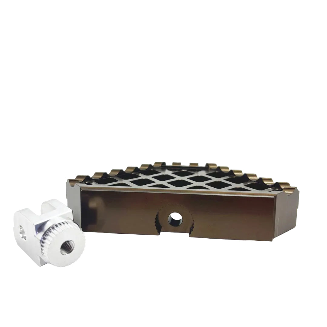 442 PARTS - Mini Floorboard BRONZE avec sliders - Toutes Harley-Davidson