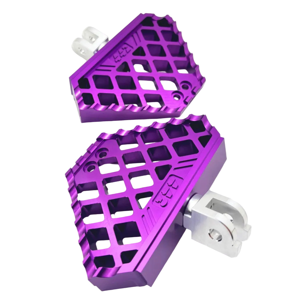 442 PARTS - Mini Floorboard VIOLET avec sliders - Toutes Harley-Davidson