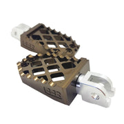 442 PARTS - Repose-pieds BRONZE avec sliders - Toutes Harley-Davidson