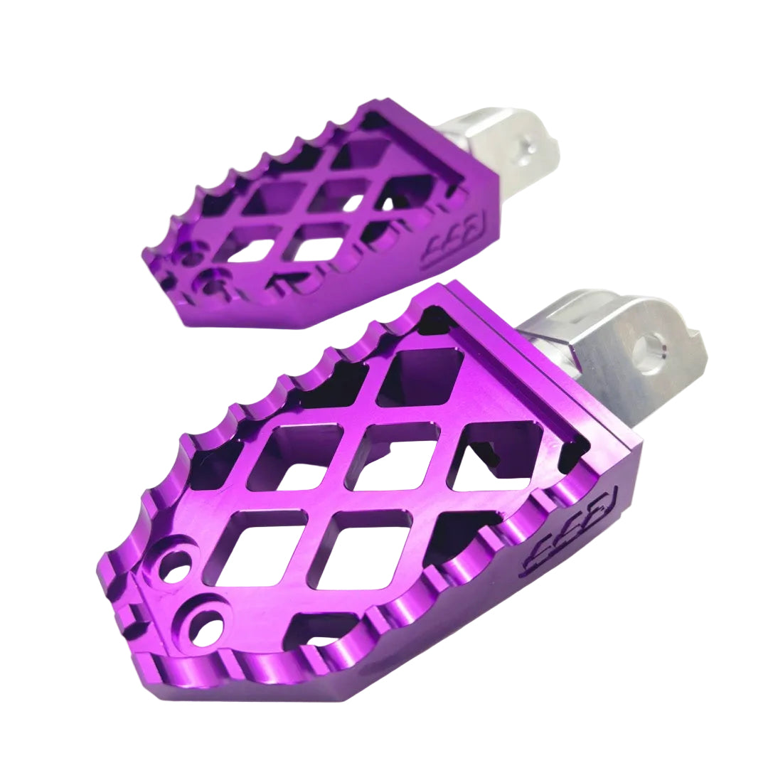 442 PARTS - Repose-pieds VIOLET avec sliders - Toutes Harley-Davidson