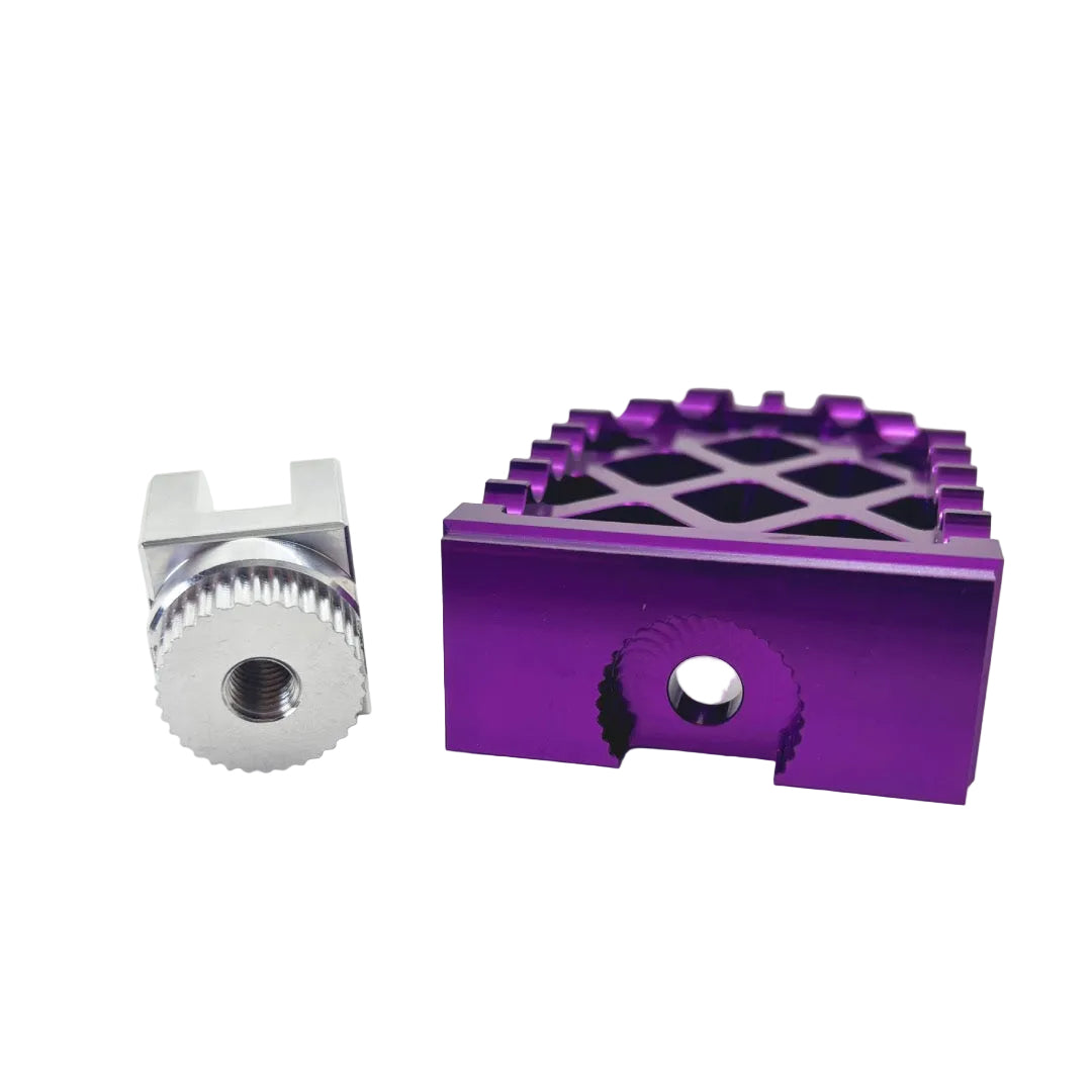 442 PARTS - Repose-pieds VIOLET avec sliders - Toutes Harley-Davidson