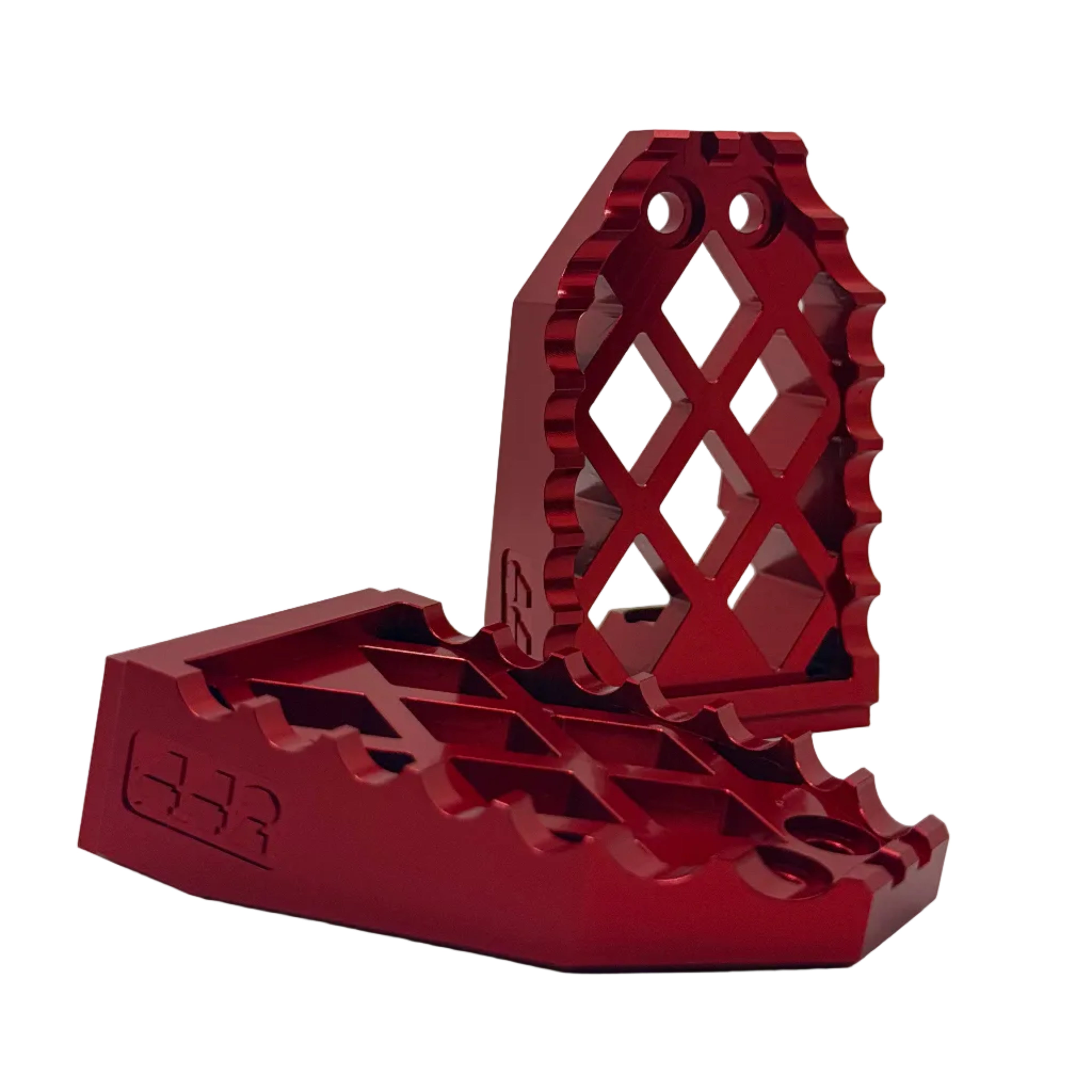 442 PARTS - Repose-pieds ROUGE avec sliders - Toutes Harley-Davidson